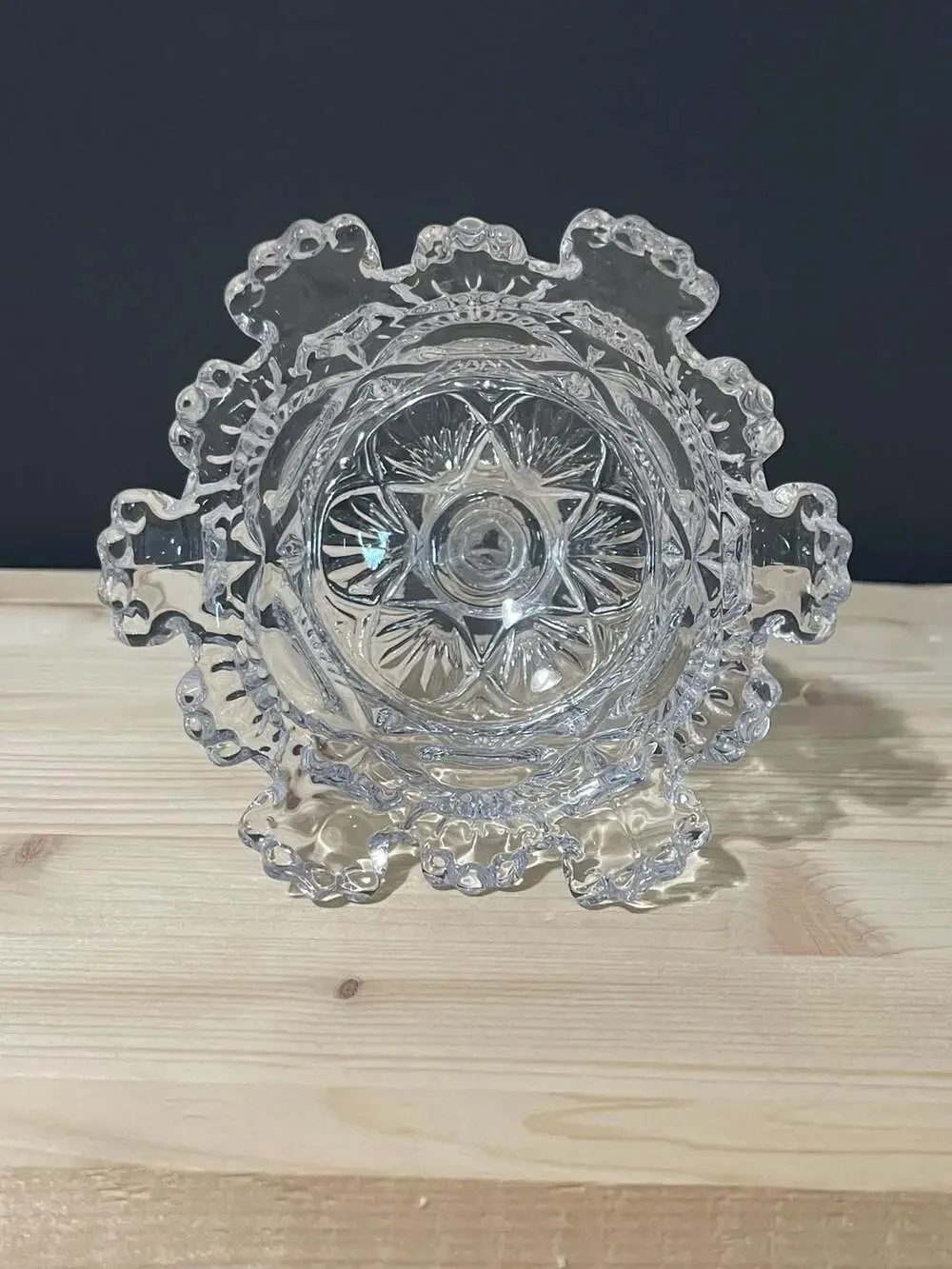 Godinger Royalty Crystal Footed Pedestal 5 3/4